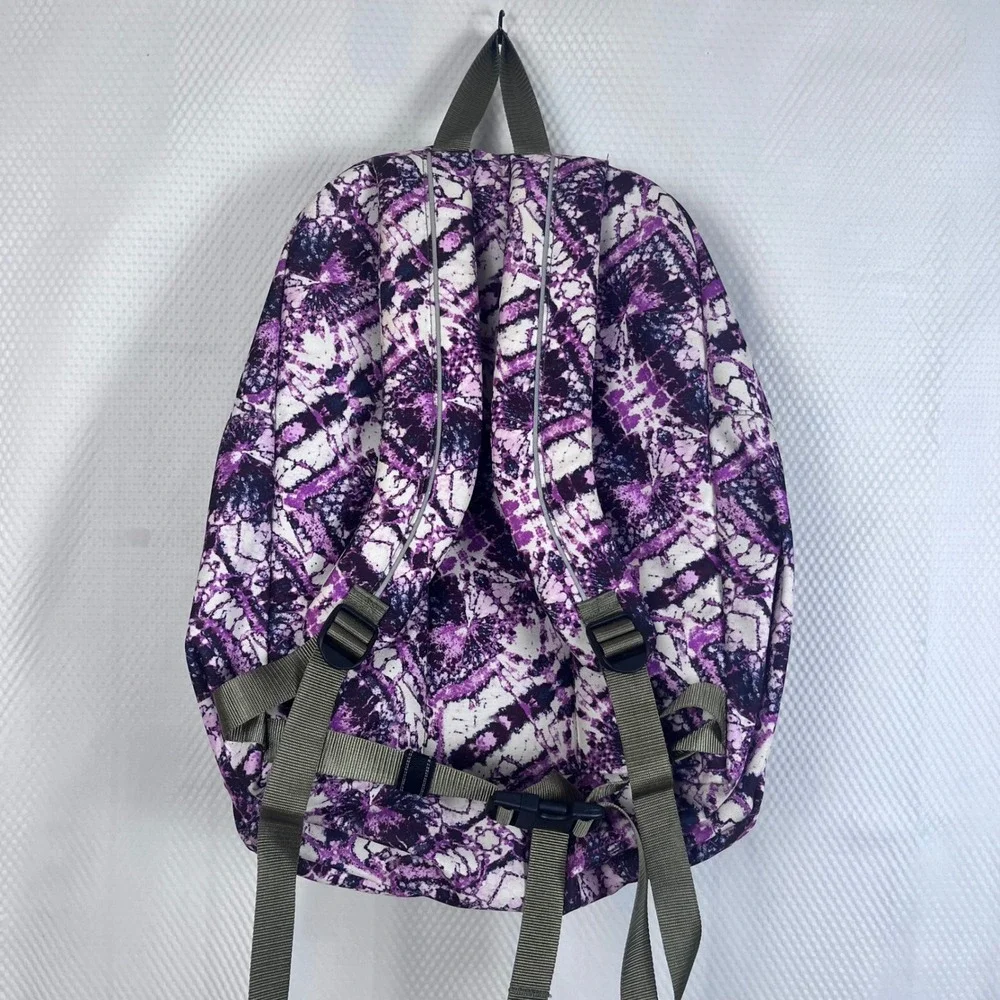 LL‎ Bean Deluxe Backpack Purple Lightweight School Travel Hiking College (trnk)